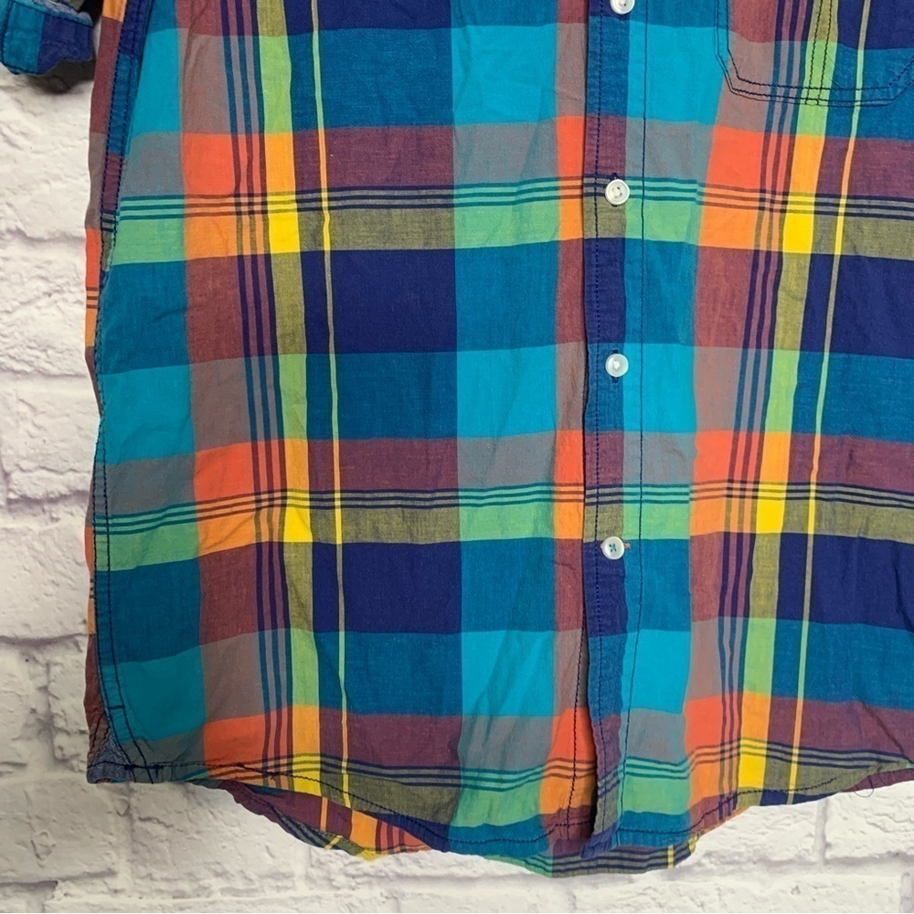 Club Room Mens Plaid Casual Button Down T-Shirt - Picture 7 of 11